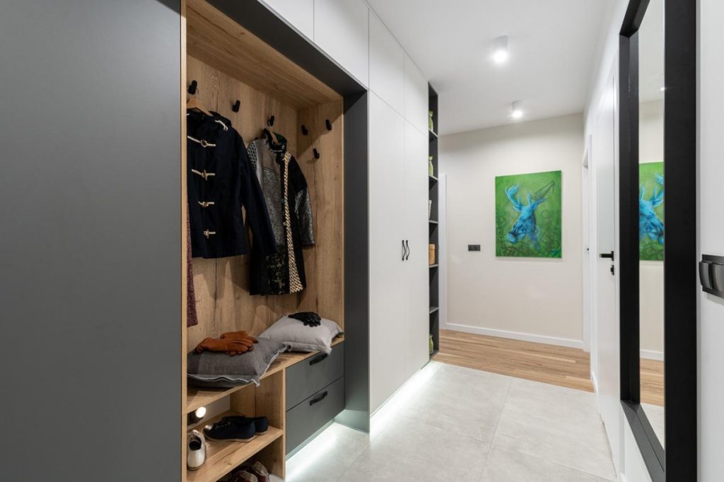 aménagement dressing en mélamine