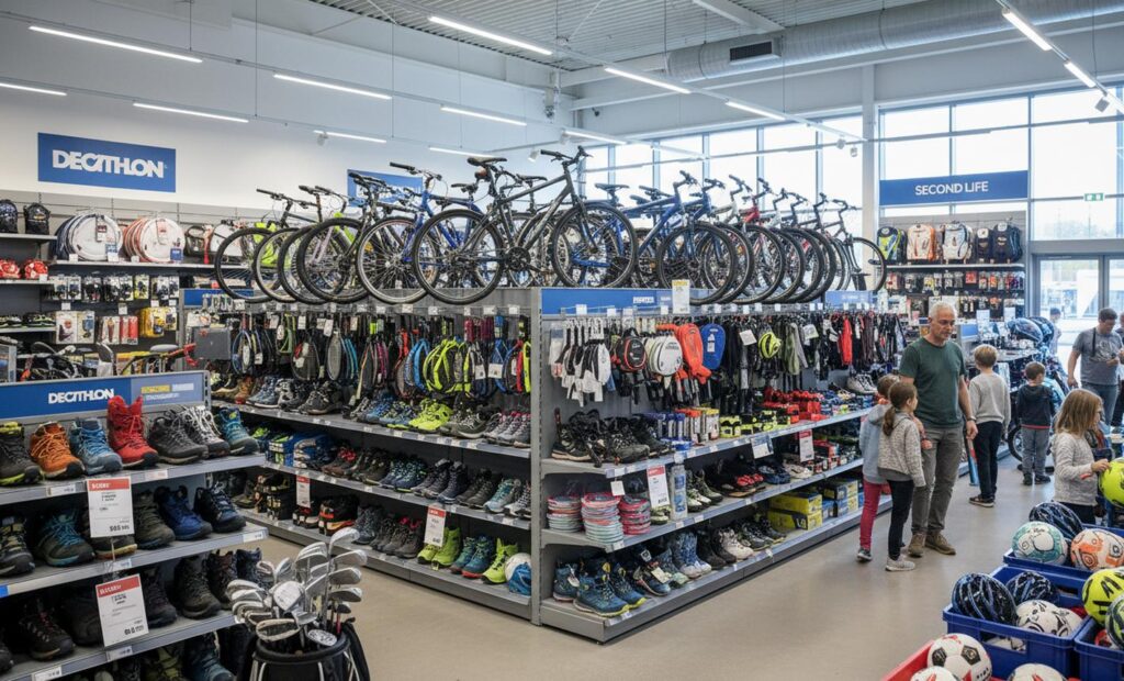 Le marché de l'occasion pour le sport